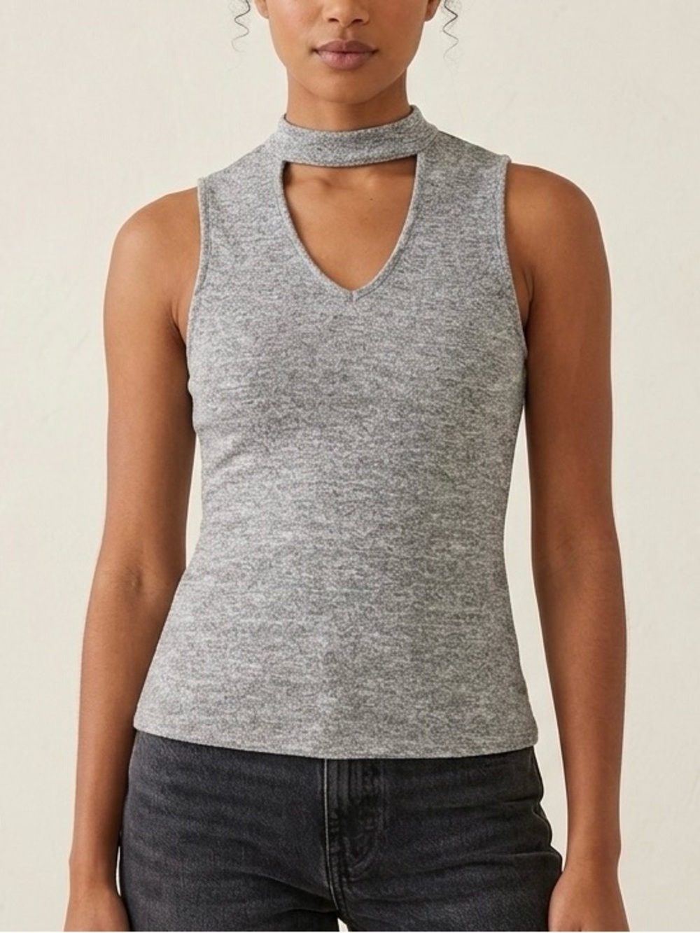 Vg. Halter keyhole sleeveless tank top size s